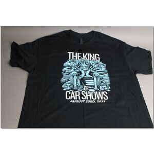 The King of Car Shows August 23rd 2025 car show T shirt. Size XL. Brand new